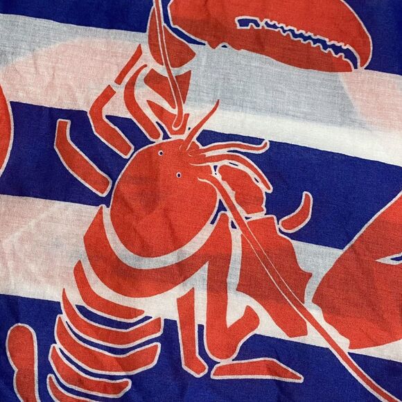 Gretchen Scott Tunic Shirt Girls 2/4 Cover Up Top Lobsters Coastal Beach Preppy - Picture 4 of 6